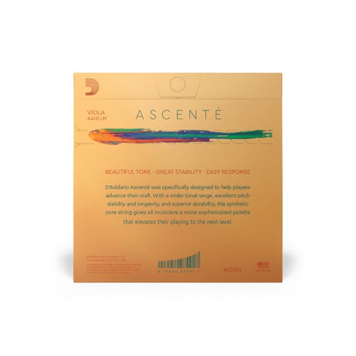 DAddario A410 LM Ascent Viola Single Strings, Long Scale, Medium Tension