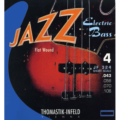 Cordes Thomastik-Infeld JF324 Jazz Flatwound Short Scale 043/106