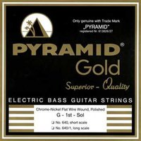 Pyramid 640 Gold Flatwound Short Scale 040/100 4-String
