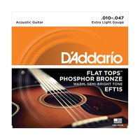 DAddario EFT15 Flat Tops Corde per chitarra acustica 10-47