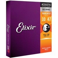 Elixir Acoustic NanoWeb 010/047 Light 12-Cordes