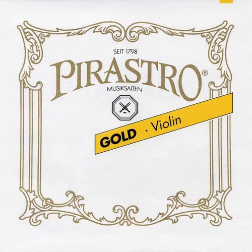Pirastro 215021 Gold Cordes de violon mi-boule moyen sachet 4/4