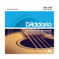 Cordes DAddario EJ16-B25 Phosphor Bronze - Pack de 25...