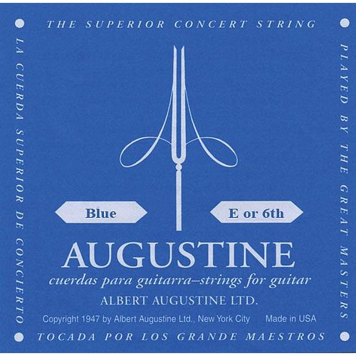 Augustine Klassik Einzelsaiten Blau E6