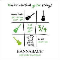 Hannabach corda singola Chitarra per bambini 890 3/4, E6