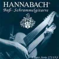 Hannabach Guitare Schrammel corde au dtail D4