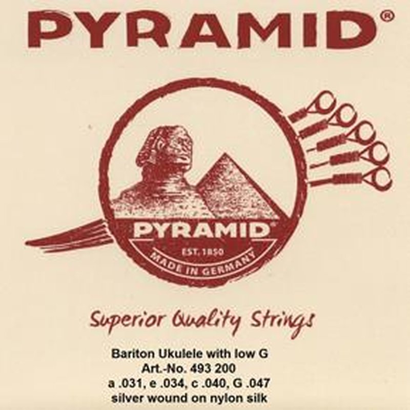 Pyramid Ukulele Strings Nylon, 49 Scale, 12,60 €