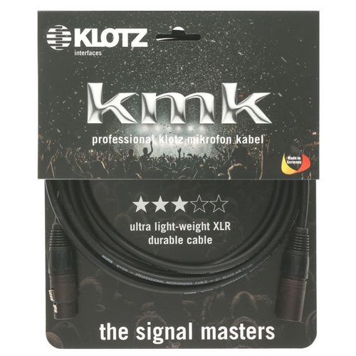 Klotz M1FM1 Cable microfono, negro 1 metros