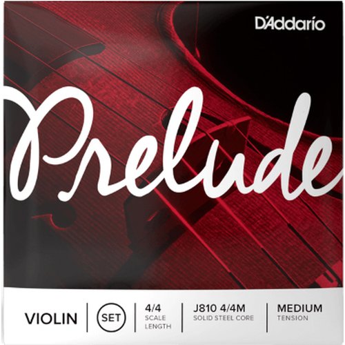 Juego de cuerdas para violn DAddario J810 4/4M Prelude de tensin media