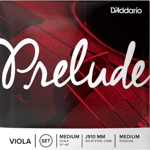 Juego de viola DAddario J910 MM Prelude, Medium Scale, Medium Tension