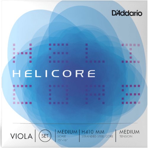 DAddario H410 MM Jeu de cordes pour alto Helicore, Medium Scale, Medium Tension