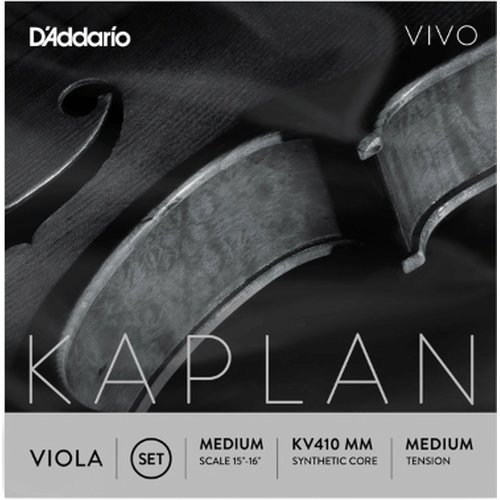 Juego de viola DAddario KV410 MM Kaplan Vivo, Medium Scale, Medium Tension