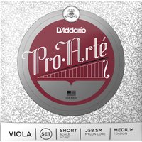 DAddario J58 SM Jeu de cordes Pro-Arte pour alto, Short...