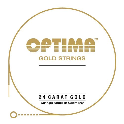 Cordes au dtail de Optima Gold Wound acoustique 039w