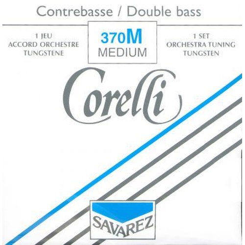 Corelli Cordes de contrebasse accordage dorchestre jeu de tungstne, 370M (moyen)