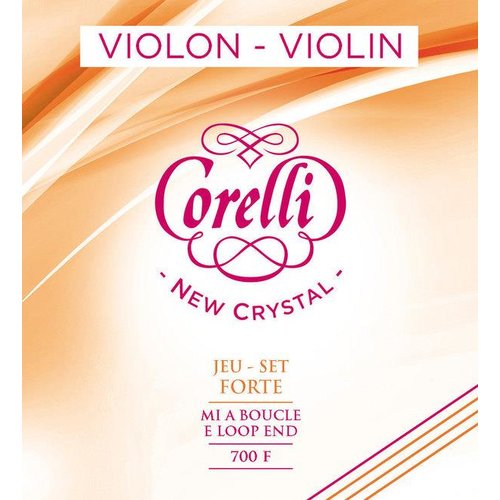 Corelli Violin strings New Crystal set with loop, 700F (strong)