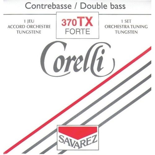 Corelli Cordes de contrebasse accordes pour orchestre Jeu de tungstne, 370TX (extra fort)